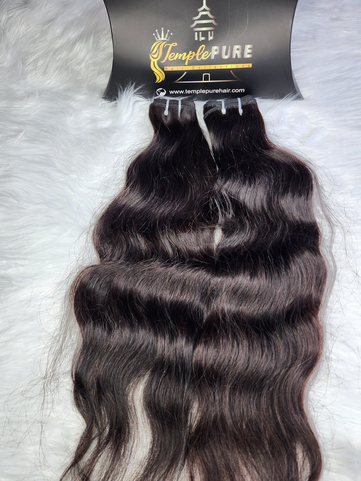 Temple Pure Raw Natural Wave Bundles